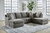 Ashley O'Phannon Putty 2-Piece Sectional with Chaise