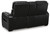 Ashley Boyington Black Power Reclining Loveseat with Console