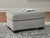 Ashley Amesley Ivory Ottoman