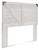 Ashley Shawburn Whitewash Queen Crossbuck Panel Headboard