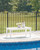 Ashley Hyland Wave White Outdoor Coffee Table