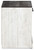 Ashley Shawburn Whitewash Charcoal Gray Nightstand