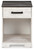 Ashley Shawburn Whitewash Charcoal Gray Nightstand