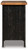 Ashley Valebeck Black Brown Chairside End Table