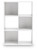 Ashley Onita White Six Cube Organizer