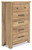 Ashley Fenderport Tan Chest of Drawers