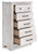 Ashley Fenderport Tan Chest of Drawers
