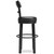 Ashley Valebeck Black Bar Height Bar Stool
