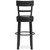 Ashley Valebeck Black Bar Height Bar Stool