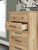 Ashley Fenderport Whitewash Chest of Drawers