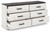 Ashley Shawburn Whitewash Charcoal Gray Dresser EB4121-231