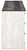 Ashley Shawburn Whitewash Charcoal Gray Dresser EB4121-231