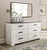 Ashley Shawburn Whitewash Charcoal Gray Dresser EB4121-231