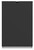 Ashley Shawburn Whitewash Charcoal Gray Chest of Drawers