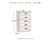 Ashley Shawburn Whitewash Charcoal Gray Chest of Drawers