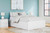Ashley Onita Natural Queen Platform Bed with 2 Side Storage