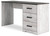 Ashley Shawburn White Dark Charcoal Gray 54" Home Office Desk