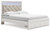 Ashley Altyra White Queen Upholstered Storage Bed