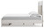 Ashley Altyra White Queen Upholstered Storage Bed