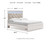 Ashley Altyra White Queen Upholstered Storage Bed