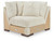 Ashley Lindyn Ivory 4-Piece Sectional with Chaise