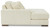 Ashley Lindyn Ivory 4-Piece Sectional with Chaise