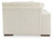 Ashley Lindyn Ivory 4-Piece Sectional with Chaise