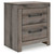 Ashley Urbanoore Brown Gray Nightstand