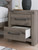 Ashley Urbanoore Brown Gray Nightstand