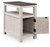 Ashley Fendenmore Brown Gray Antique White Chairside End Table