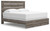 Ashley Urbanoore Brown Gray King Panel Bed