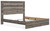 Ashley Urbanoore Brown Gray King Panel Bed
