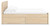 Ashley Onita Natural Queen Panel Platform Bed with 2 Side Storage