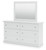 Ashley Bostwick Shoals White Dresser and Mirror