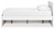 Ashley Onita White Queen Panel Platform Bed with 1 Side Storage