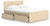 Ashley Onita White Queen Panel Platform Bed with 1 Side Storage
