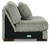 Ashley Lindyn Ivory 3-Piece Sectional with Double Chaise