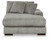 Ashley Lindyn Fog 3-Piece Sectional with Double Chaise
