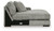 Ashley Lindyn Fog 3-Piece Sectional with Double Chaise