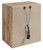 Ashley Hyanna Tan Brown Nightstand