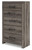 Ashley Urbanoore Brown Gray Chest of Drawers