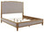 Ashley Sharlance Light Brown California King Upholstered Panel Bed