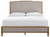 Ashley Sharlance Light Brown California King Upholstered Panel Bed