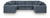 Ashley Modmax Ink 6-Piece Sectional 92121/46(3)/57/64/77