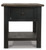 Ashley Tyler Creek Grayish Brown Black End Table