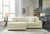 Ashley Lindyn Ivory 2-Piece Sectional with Chaise 21104/17/64