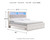 Ashley Altyra White King Panel Bookcase Bed