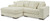 Ashley Lindyn Fog 2-Piece Sectional with Chaise 21105/17/64