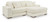 Ashley Lindyn Fog 2-Piece Sectional with Chaise 21105/17/64