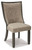 Ashley Tyler Creek Black Grayish Brown Dining Chair (Set of 2)